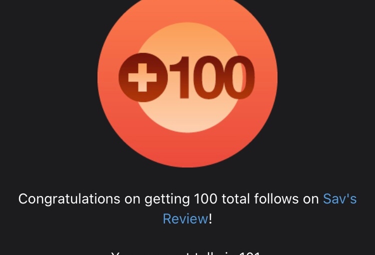 Achieved 100 WordPress Followers